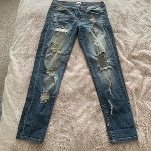 Vici sneak peek size 3 boyfriend jeans